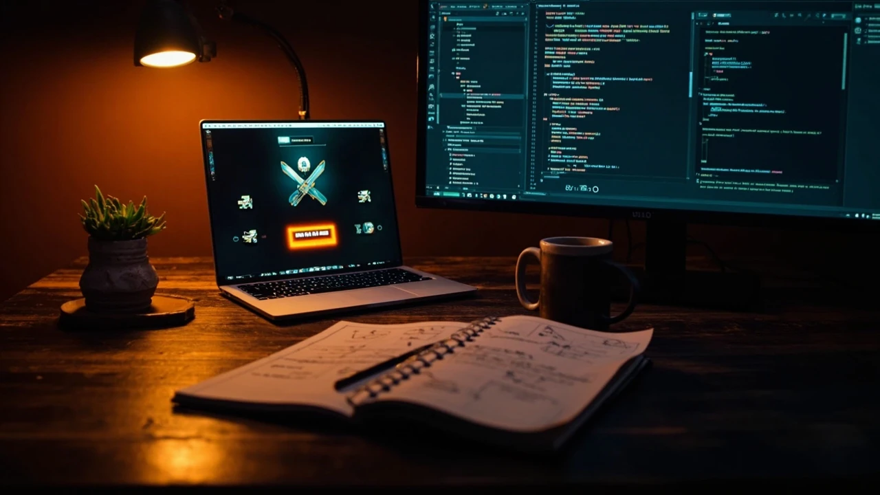 A laptop screen showing dandy's world codes ready to redeem in a Roblox title