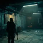 Enelica building dam interior in ARC Raiders with a gold Notice Board interactable