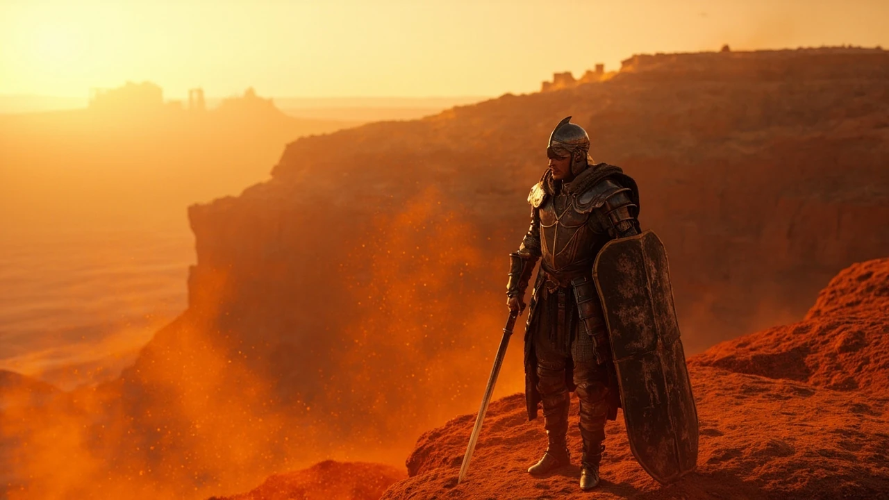 Crimson Desert walkthrough hero image of an open-world battle scene